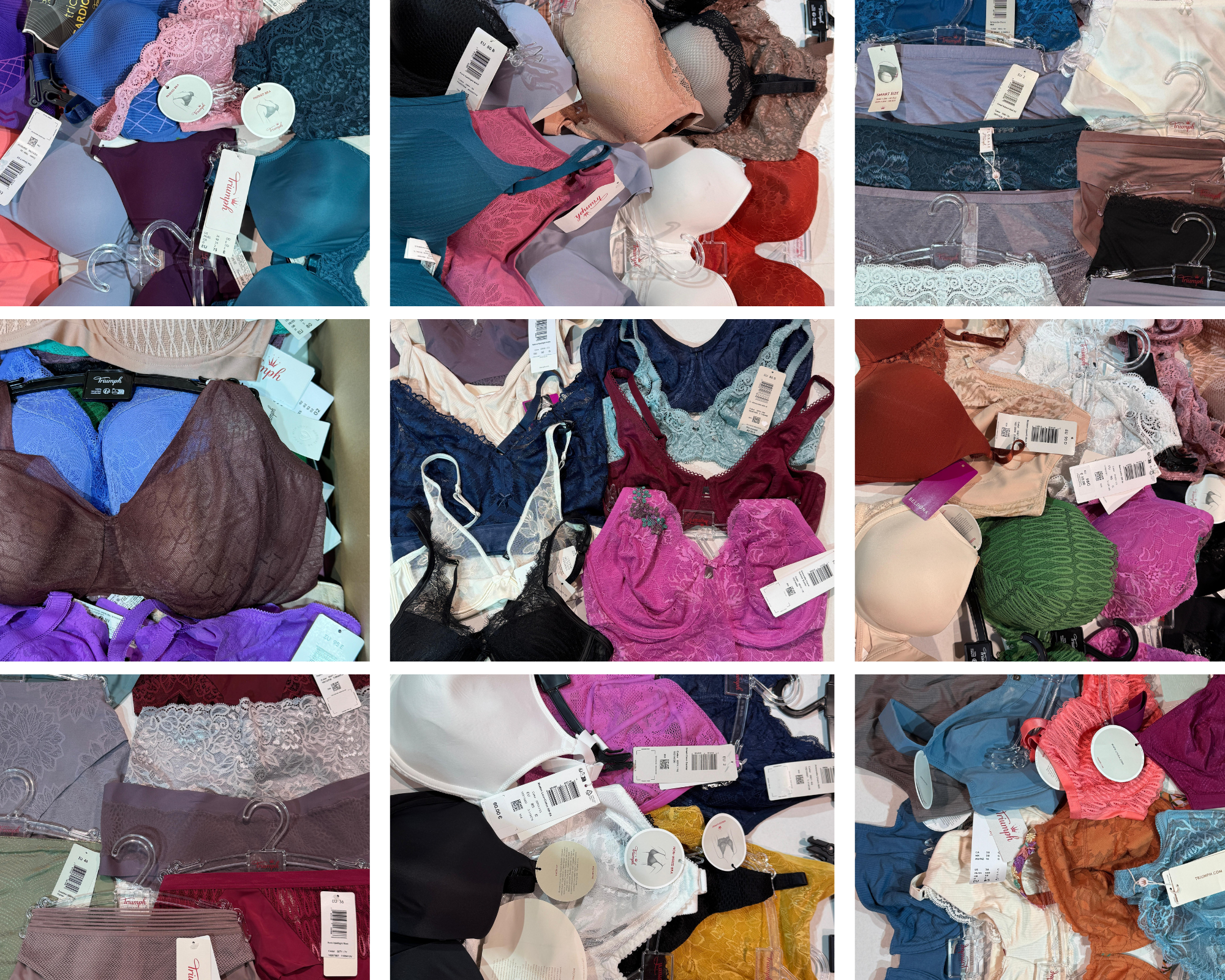 Lingerie by TRIUMPH: MIX 70 % BH & 30% Slip Lingerie by TRIUMPH: MIX 70 % BH & 30% Slip